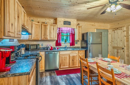 Cosby Cabin | Butts On The Creek! Peaceful retreat right on the creek.