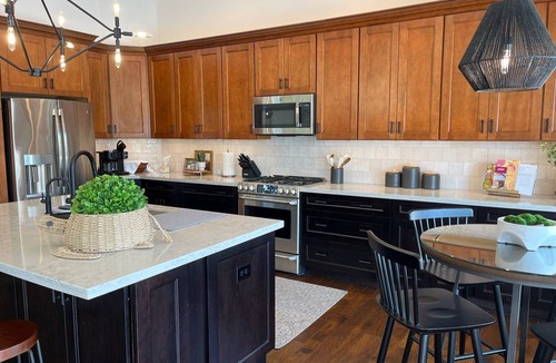 Crystal Shores House | IMPRESSIVE Val Vista Lake front w/VIEW: Heated Pool, Patio TV, Fishing