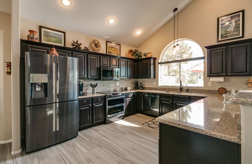 Superstition Springs House | Spectacular Golf Course Home with Pool and Views!