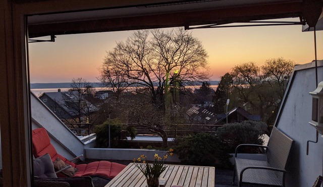 Apartment in Herrsching with terrace and Ammersee view