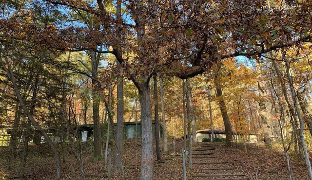 frontier lodge- Rustic lodge in a serene Timberland