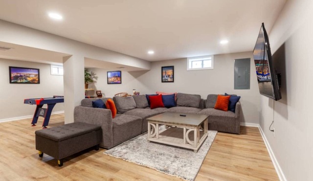 Liberty Call has multiple gathering spaces, screened-in porch and parking