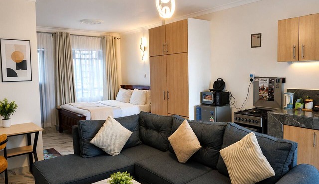 MG's Tranquil Studio Apartment in charming Nanyuki with views of Mt Kenya