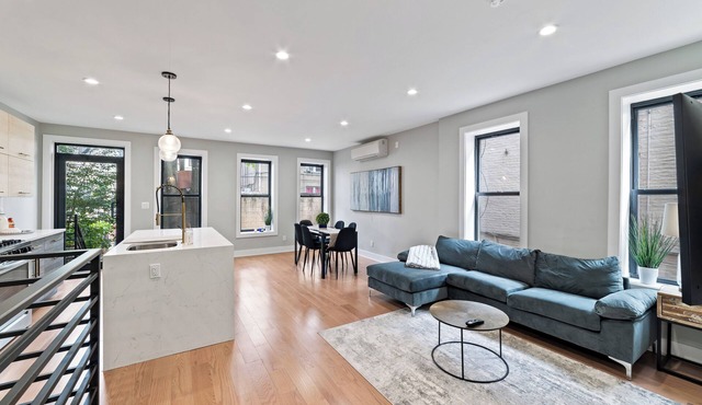 Spacious 3-bedroom apartment with WiFi, AC in charming Brooklyn