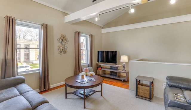 Walk to Dtwn: Seneca Falls Apt w/Fire Pit!